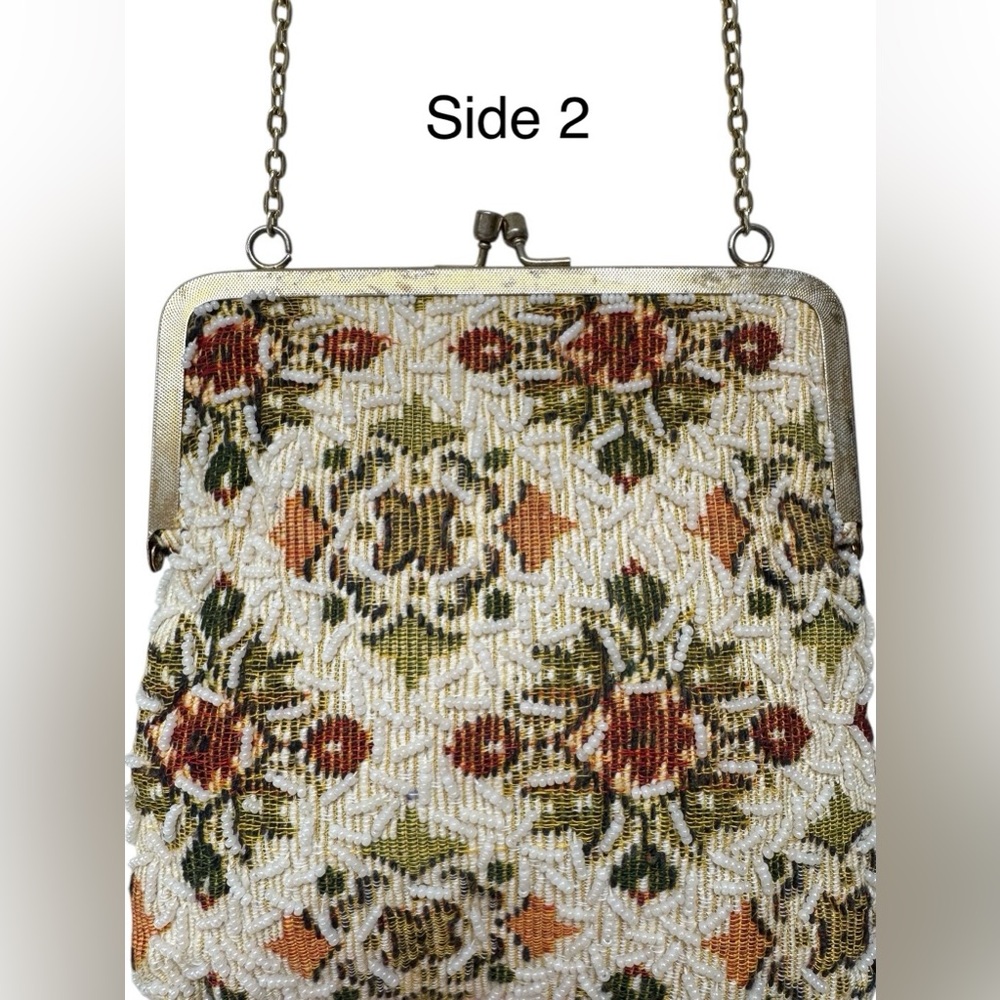 Fine Arts Vintage Beaded Tapestry Evening Bag - Picture 8 of 14